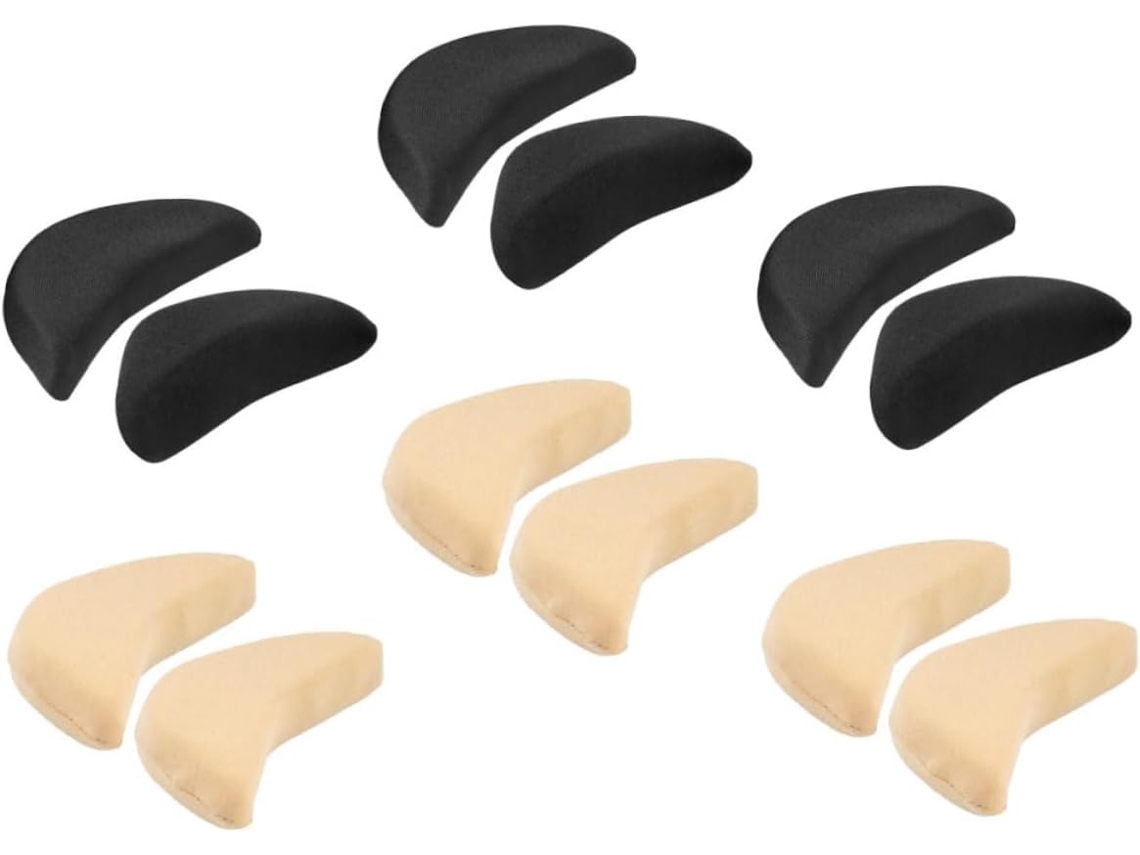 Enchimento De Espuma Para Sapatos Grandes, 6 Pares, Macio E Confortável, Adequado Para Sapatos De Salto Alto E Casuais