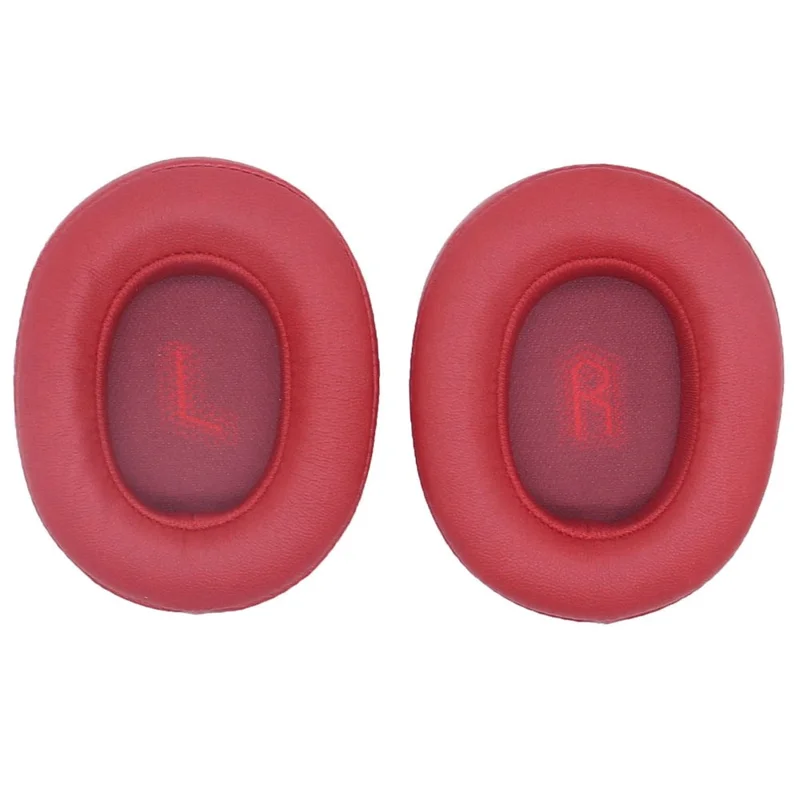 Almofadas Couro Protéico Halinuia Compatíveis Com Jbl E55bt,1par(vermelho)