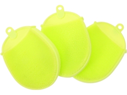 Conjunto De 3 Escovas Corporais Silicone Hemobllo, Escovas De Banho Macias Esfoliantes E Massageadoras, Multifuncionais