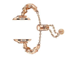 Lurelia Compatível Com Apple Watch Series 9/ 8/ 7 41 Mm/ 6/ 5/ 4/ Se/ (2023)/ 40/ 3 2 1 38 Pulseira De Metal Sh (2022)