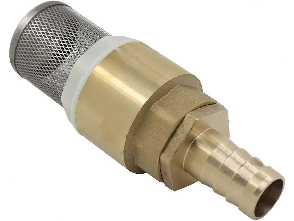 Válvula de retenção com filtro de bronze, 3/4 polegada, 16mm, para conexão de tubos