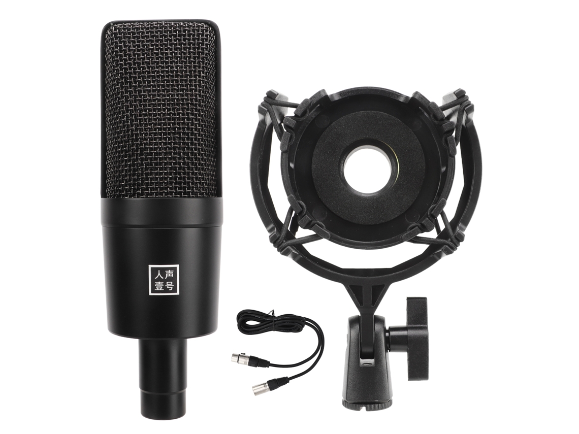 Microphone Wired Cardioid Condenser Microphone With Shock Mount For Vocals Podcasting Streaming Broadcasting Asmr LAXISCREED