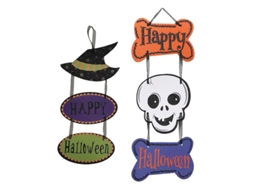 2 Peças de Enfeite de Suspensão de Halloween para Decorações de Halloween ALLINLESS