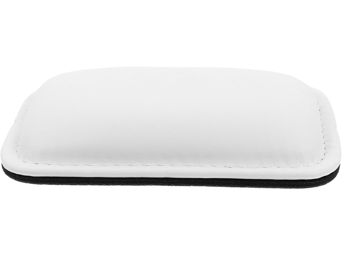 Apoio De Pulso Para Mouse Em Pu Branco, Apoio De Mão