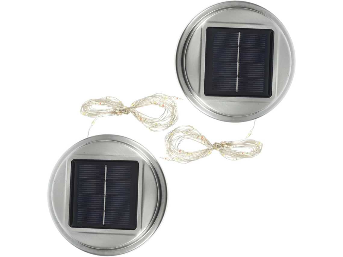 Conjunto De 4 Tampas De Reposição Impermeáveis Para Lanternas De Jardim Solares.