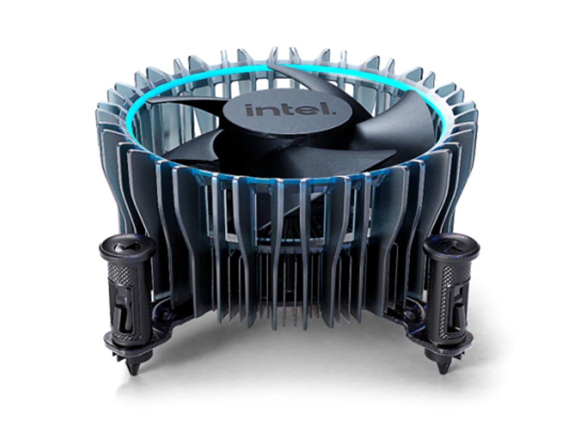 Ventilador do processador INTEL Laminar Rm1 preto azul