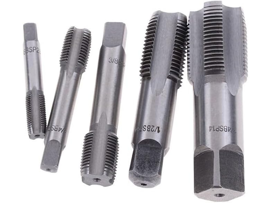Conjunto De Machos Rosca Cônica Hss Para Npt G1 8 4 G3 2 4-utilizado Em Reparos Automotivos, Instalações Hidráulicas E