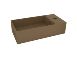 Lavatório Casa Banho Vidaxl Creme Cerâmica (48 X 25 X 15 Cm)