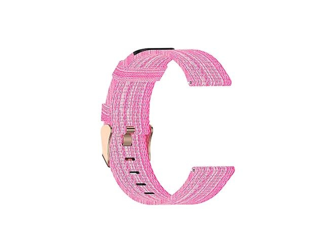 Lurelia Pulseira De Relógio Em Nylon Rosa, Compatível Com Garmin Vivoactive 3, Acabamento Moderno