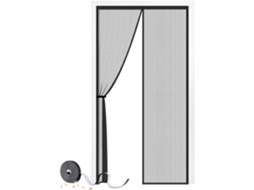 Tela De Porta Magnética 90 X 210 Cm, Porta De Tela Mosquiteira Forte Com Ímãs Fortes, Cortinas De Malha Duráveis Mantêm Os Insetos Longe