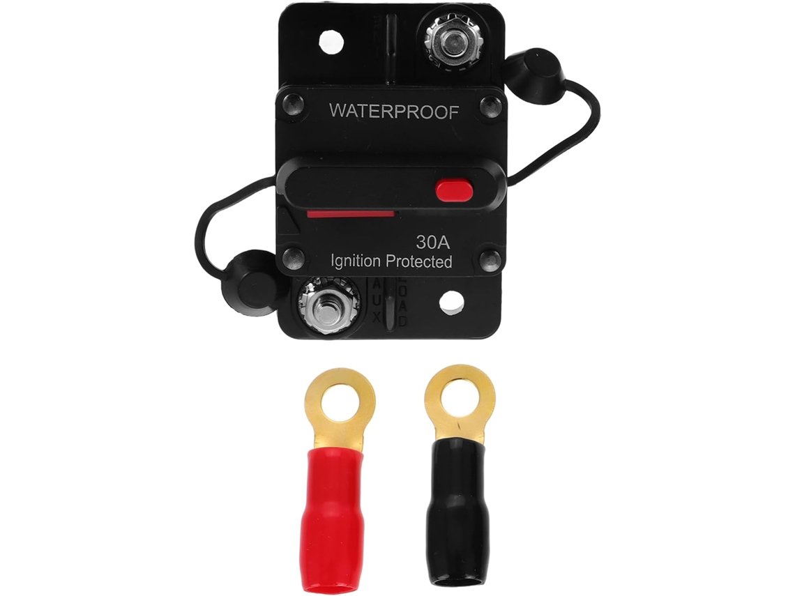Disjuntor De Rearme Manual Para Barcos, Autocaravanas E Automóveis.