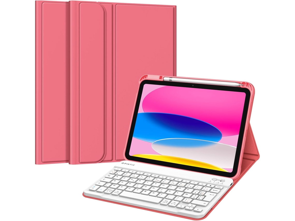 Teclado A16/11 Bluetooth Sem Fio Qwerty Compatível Com Ipad (a16) De 11 Geração De 11 Polegadas (2025) E De 10 De 10,9 (2022)