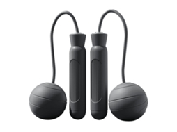 Corda de Pular Sem Corda com Design Pesado Preto | S/MARCA