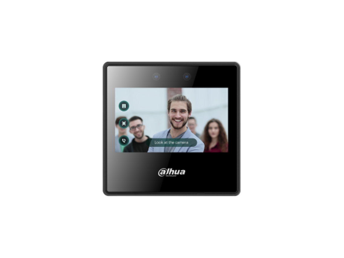 Dhi-Asi3223A DAHUA Leitor de controle de acesso integrado Touch Face Recognition Senha Tela LCD 4.3 Câmera HD 2Mp