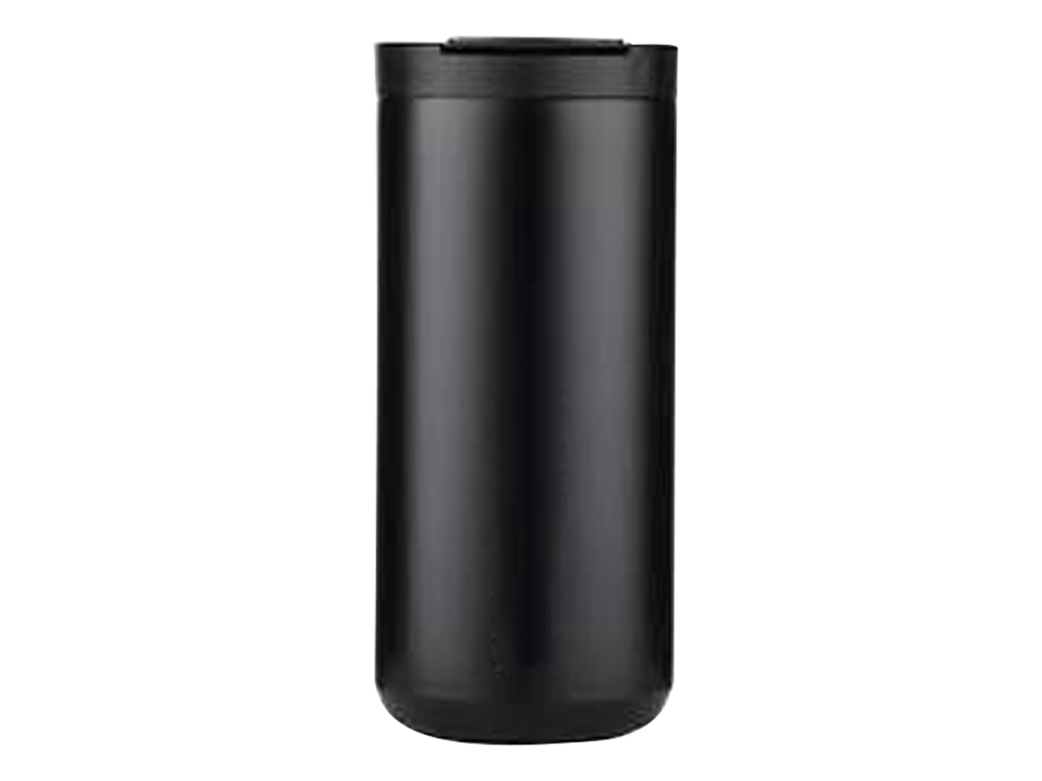 Caneca de Café Metal LAXISCREED 400ml Inox Isolada Preta