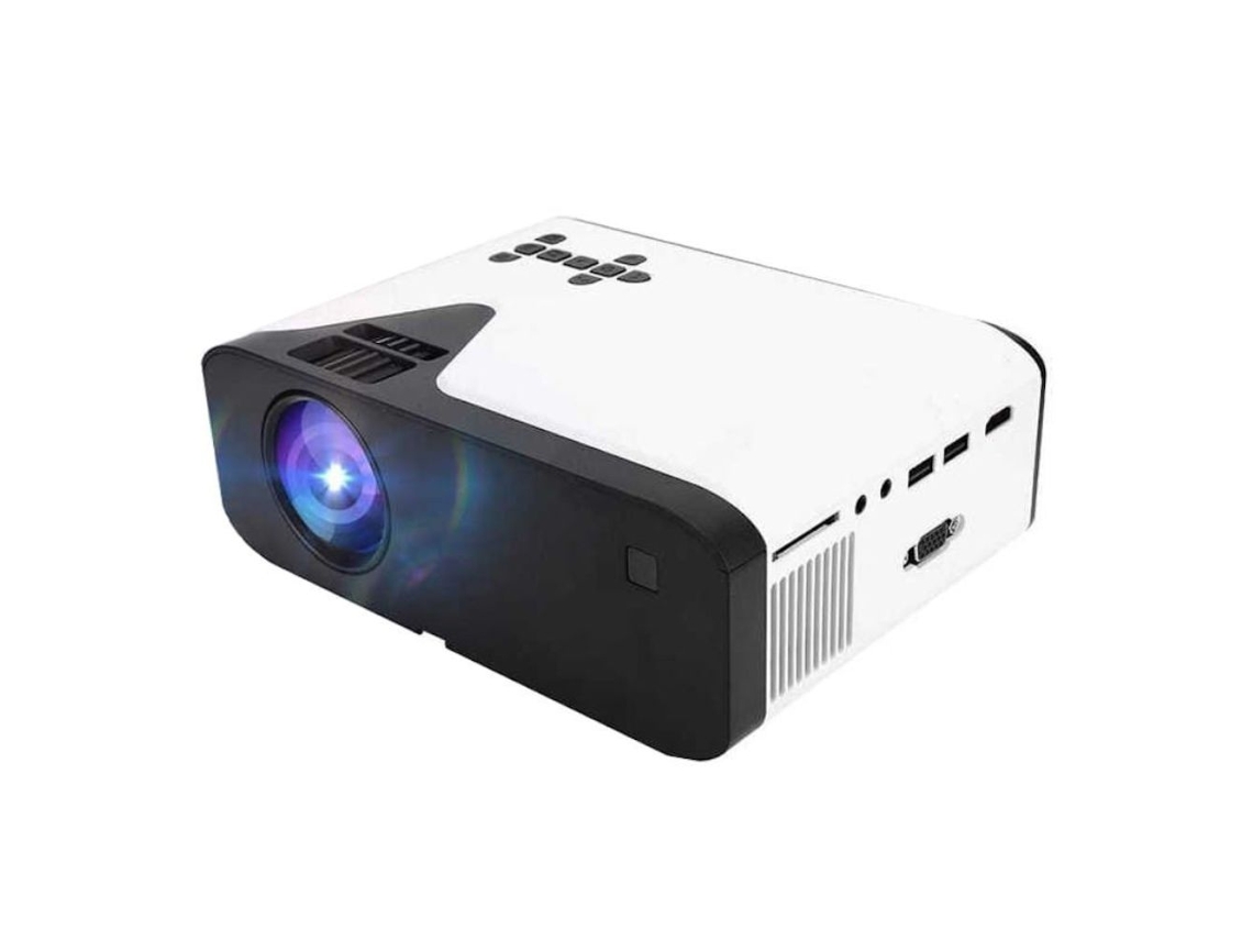Projetor DIV Led Rgb USB/HDMI/VGA/SD com Comando