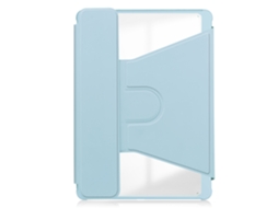 Capa Para Samsung Galaxy Tab S10 Fe Sm-x520/sm-x526b Com Ranhura Para Caneta Azul Celeste