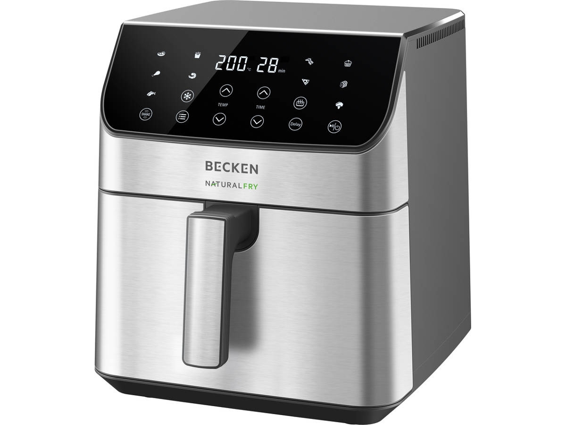 Fritadeira Sem Óleo BECKEN Digital BAF9427 (6 L - Cinzento)
