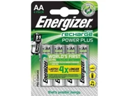 Pilhas Recarregáveis ENERGIZER Accu Recharge Power Plus HR06 2000mAh Níquel-metal hidruro (4 unidades)