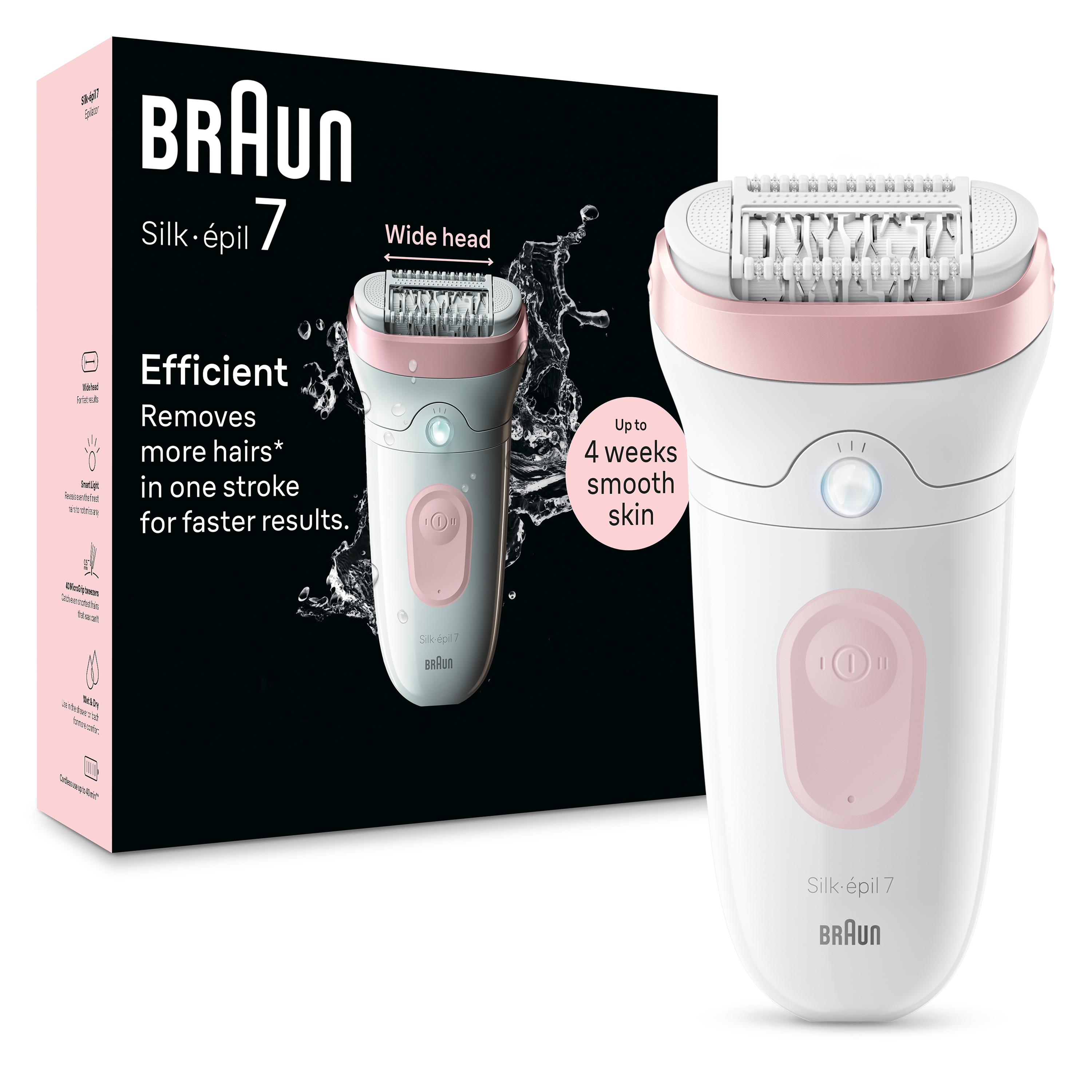 Depiladora BRAUN Silk Epil S7 SE7-000 Solo (Arranque - Multi-zonas - Corrente)