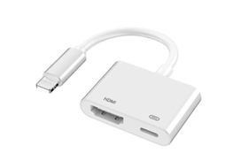 Adaptador Hdmi 1080p Hdmi Av Digital Adaptador De Cabo Hdmi Compatível Com Telefone, Pad, Pod Para Tv Hd, Monitor / Projetor Bestvite (branco)