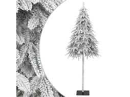 Vidaxl Árvore De Natal Artificial C/ Flocos De Neve 210 Cm