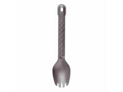 Garfo e Colher Titanio Leve para Camping e Picnic