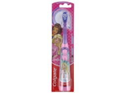 Escova de dentes extra flexível alimentada por bateria COLGATE Barbie Cor: Azul com pontos brancos