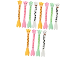 Conjunto De 12 Canetas Em Gel Com Estampa Girafa Para Estudantes,
