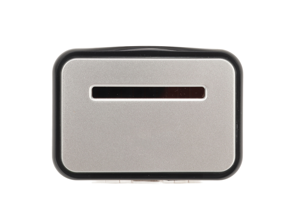 Contador De Passos 3d Pedometer Simples Com Clip Para Caminhada Solar E Bateria Prata