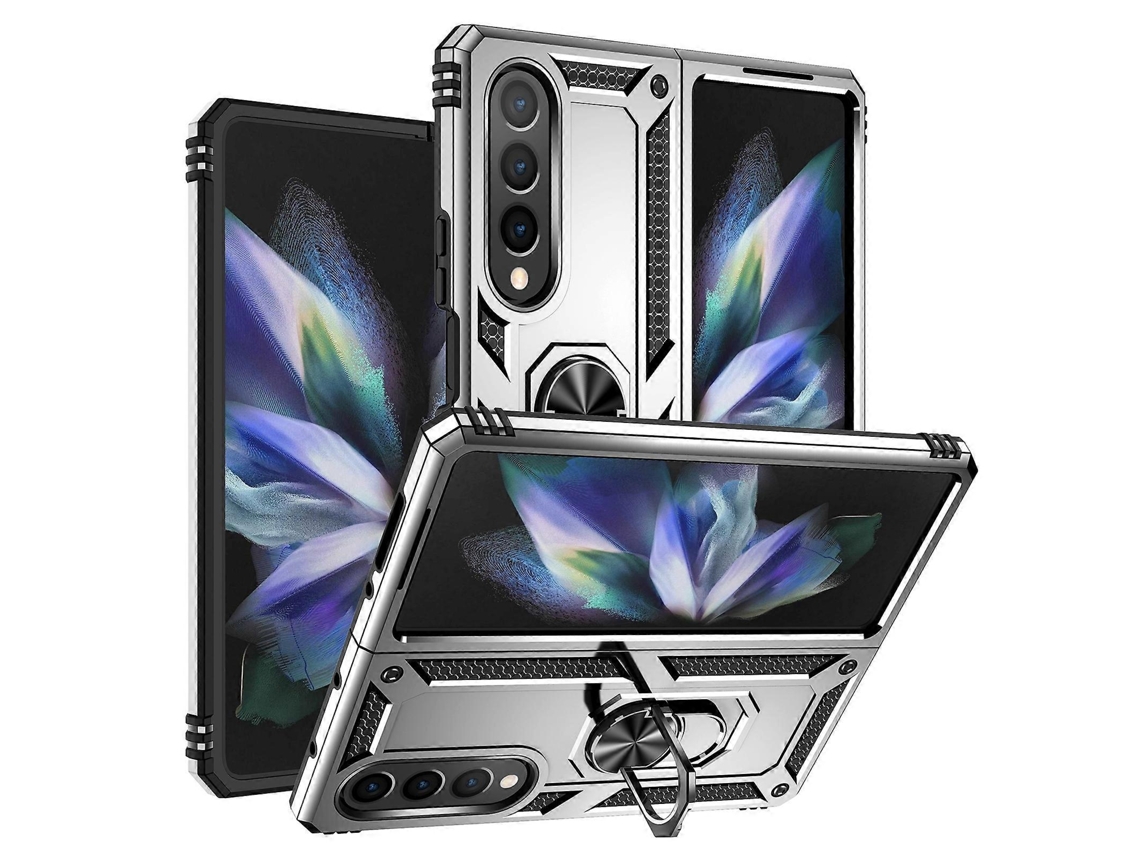 Capa Para Samsung Galaxy Z Fold4 À Prova De Choque Em Tpu + Pc