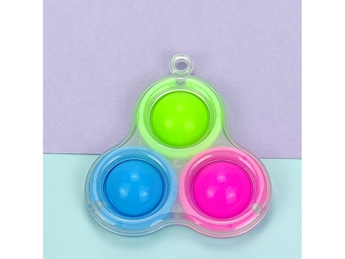 Simpl Gantungan Kunci Peredup Aksesori Jimat Mainan Untuk Pria Wanita Anak-Anak Sederhana Gantungan Kunci Antistress Cincin Hadiah Mainan Fidget