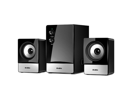 Conjunto de colunas Ms 90 10 W Universal Preto 2.1 canais 1 via 5 W Sven