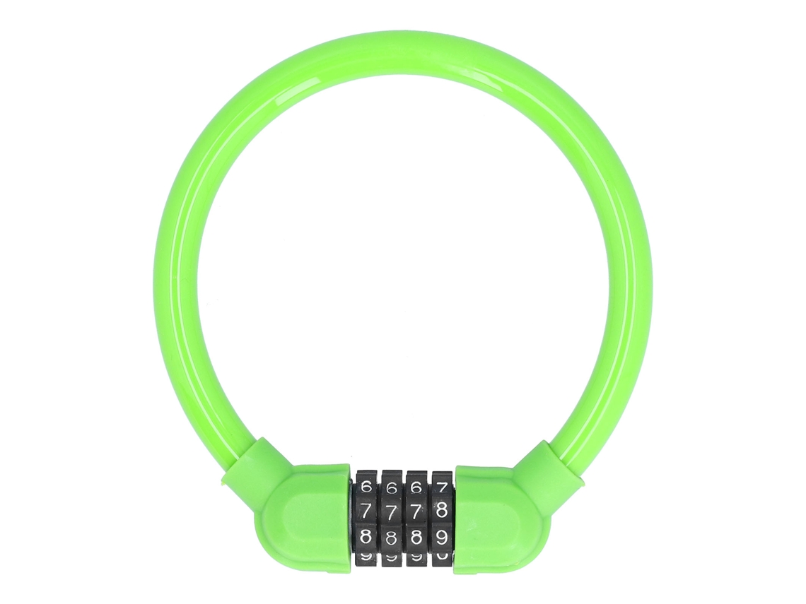 Lurelia Cadeado Bicicleta, Código, À Prova Água, Verde, 105mm, 100mm
