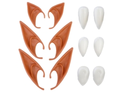 1 Conjunto de Cosplay de Presas para Decorações de Halloween ALLINLESS