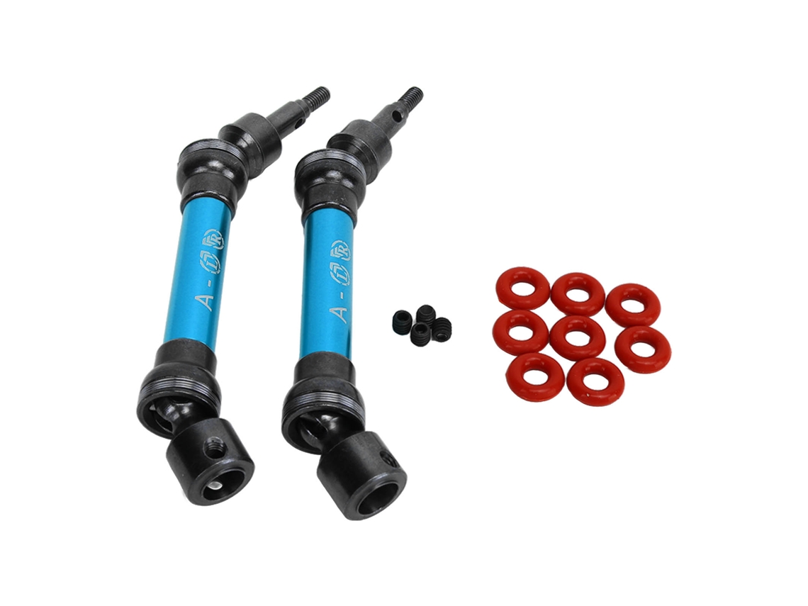 Mali 2pcs Eixo de Transmissão Cvd de Aço e Alumínio para Arrma 1/10 Big Rock Senton Vorteks Typhon Azul