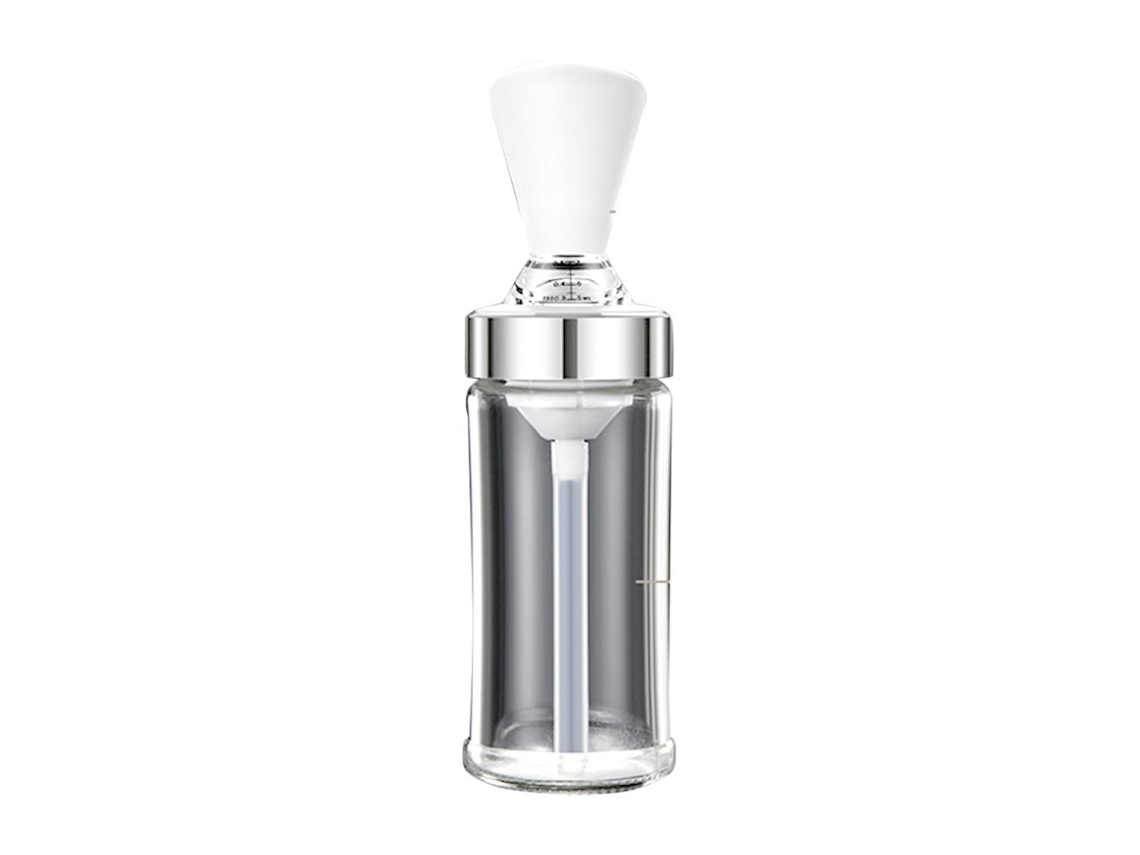 Garrafa de Azeite de Vidro com Pincel Silicone