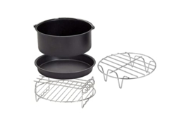 Kit De Acessórios Para Airfryer De 2,3 3,2 Qt Inclui Cesto Para Assar, Prato Para Pizza E Assadeira Cfzgmj