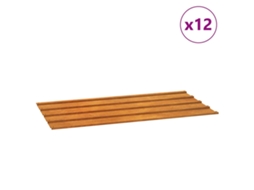 Roof Panel, Roof Panels Vidaxl Marrom Aço (80 X 44 Cm)