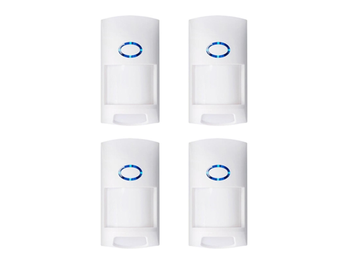 1/2/4 Peças Sensor Infravermelho Sem Fio Wi-fi Inteligente, Alimentado Por Bateria, Alarme Para Apartamentos