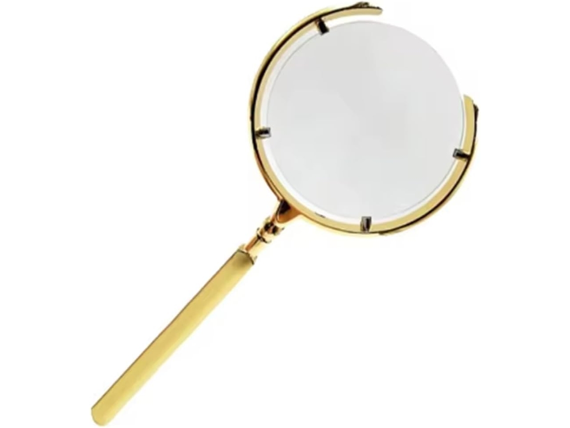 Lentes de Vidro 6x, Lupa com Armação Metálica para Inspeção e Estampagem. SFUSHOS