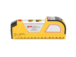 Nível Inclinômetro Multifuncional Com Laser Infravermelho E Função De Fita Métrica Horizontal 650nm