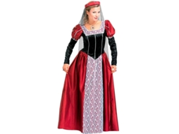Fato de senhora medieval castelhana para mulher