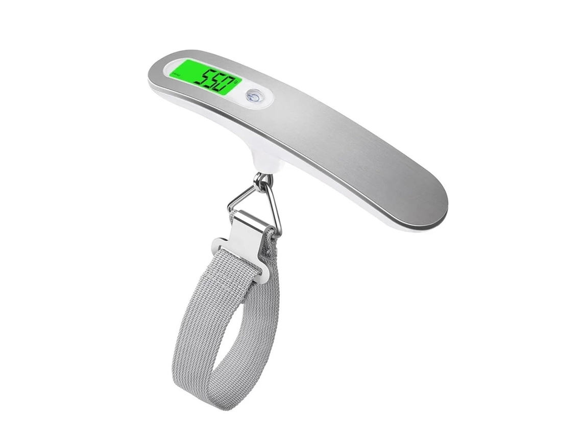Balança Digital Portátil Bagagem Capacidade De 50kg, Balança Eletrônica Compacta Viagens, Malas E Uso