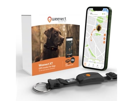 Cão Xt Coleira Gps Com Antena Xl | À Prova De Água | Julius K9 Integrada | Subscrição Obrigatória | Garantia Vitalícia Weenect