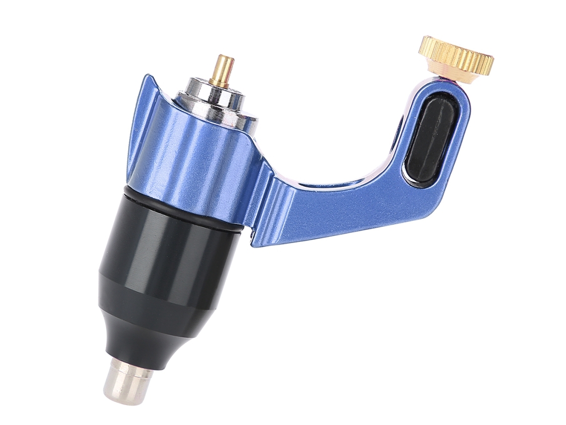 Máquina De Tatuagem Com Interface Rca (motor Rotativo De Alta Torque, Azul) Eoocoo