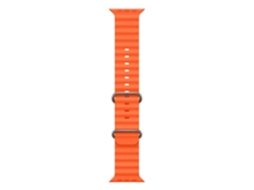 Pulseira IWEAR S1 de Silicone Macio com Ranhuras de 20 Mm para Apple Watch 49 Mm / 45 Mm / 44 Mm / 42 Mm Laranja