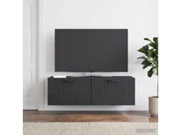 Vidaxl Gabinete de Tv de Parede Preto 98 X 41 X 30 Cm