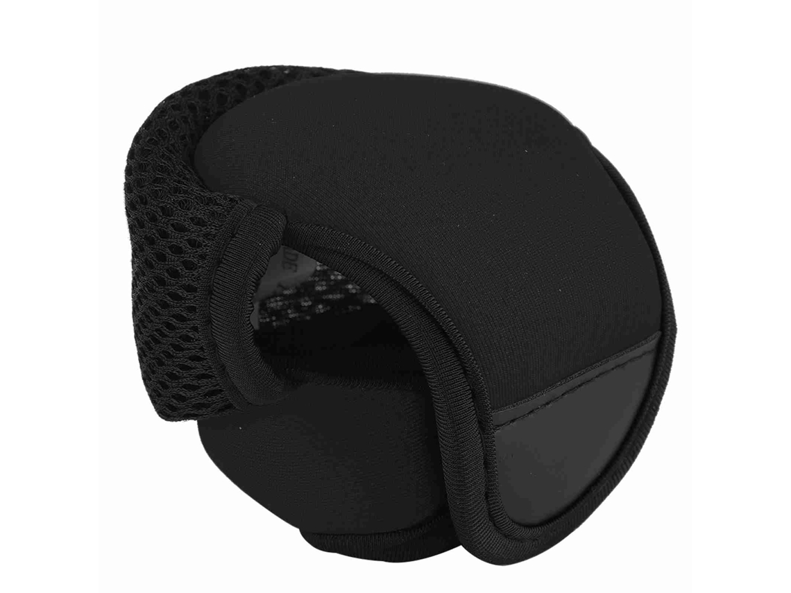 Bolsa impermeável e respirável para carrete de pesca, preta, S/MARCA