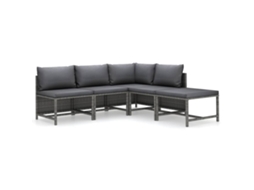 Garden Lounge Set, Garden Lounge Sets Vidaxl Cinzeto Rattan / Vime (n/a)